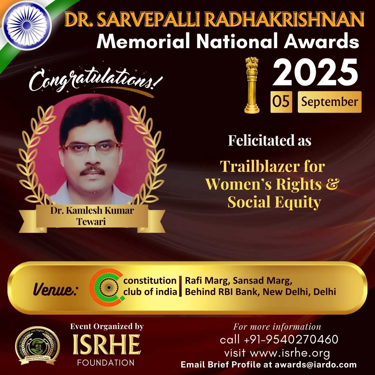 Dr. Kamlesh Kumar Tewari 